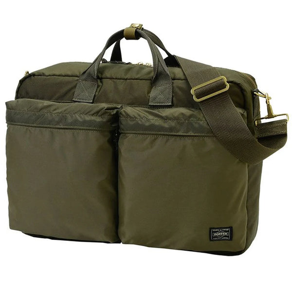 Porter Yoshida & Co. Force 3Way Briefcase Olive Drab (855-07594)