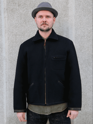 The Real McCoy's Wool Field Sports Jacket – Black (MJ23118)