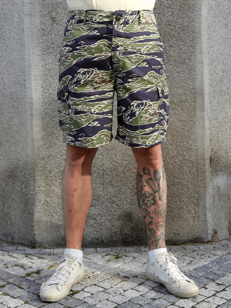 Camo overall 2025 shorts mens