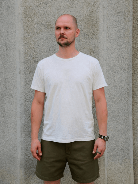 Nudie Jeans Roffe Tee - Offwhite