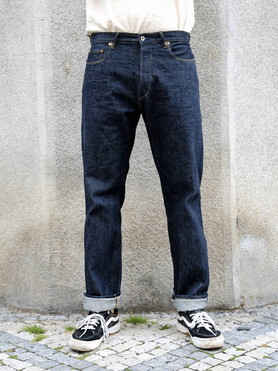Stevenson Overall Co. Encinitas 150 Raw Denim Jeans 13oz (one wash) - Indigo