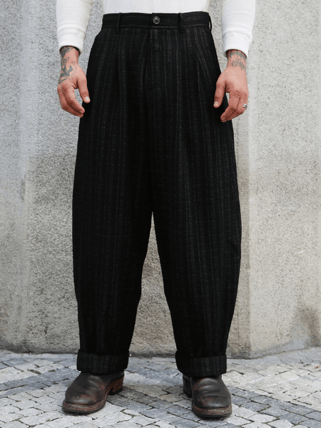 Hansen Garments ANDREW Balloon Trousers – Black 'n' White (32-29-2)