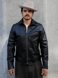 Double Helix Hugging the Curve – Black Teacore Horsehide (RC06601)