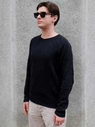 Hansen Garments FELIX Raglan Long Sleeve T-shirt – Black (32-112-2)
