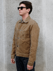 Freenote Cloth RJ-1 Waxed Jacket Tumbleweed – Brown Interior (M0004302-TMB)