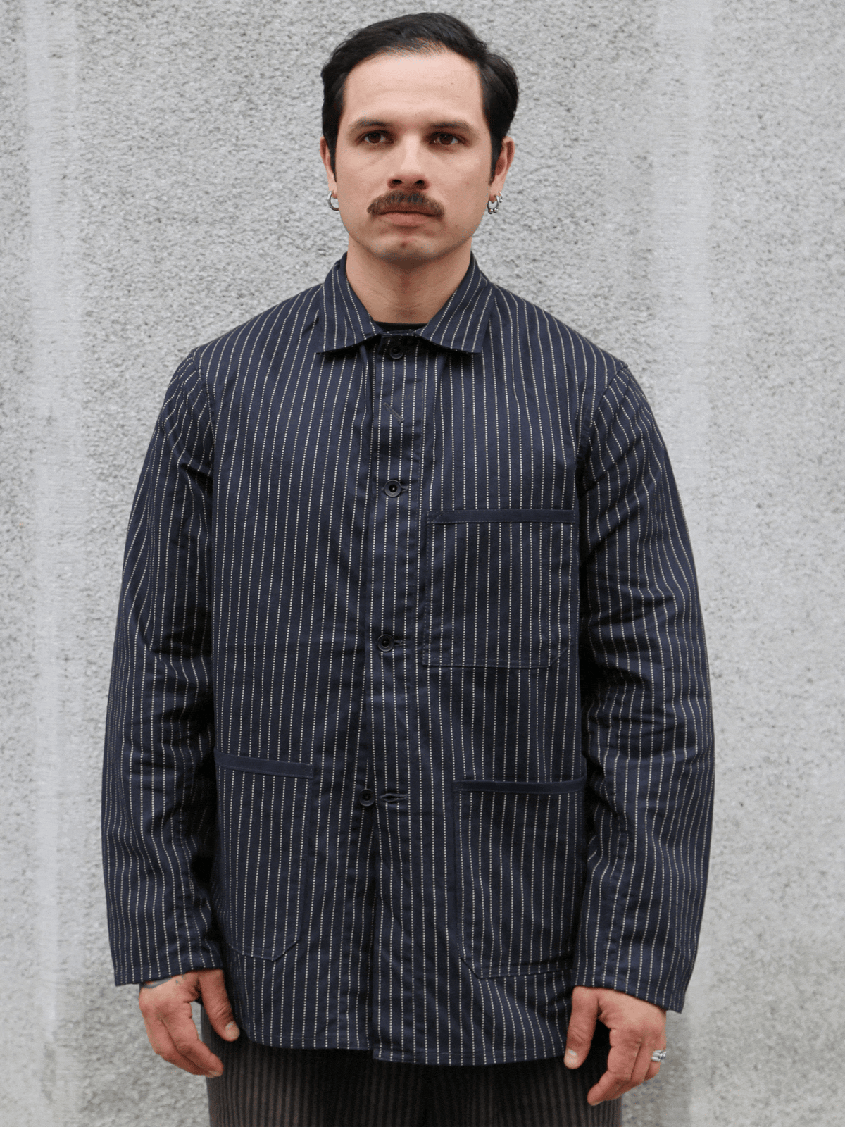 The Real McCOY's Black Wabash Chore Coat – Black (MJ26010-030)