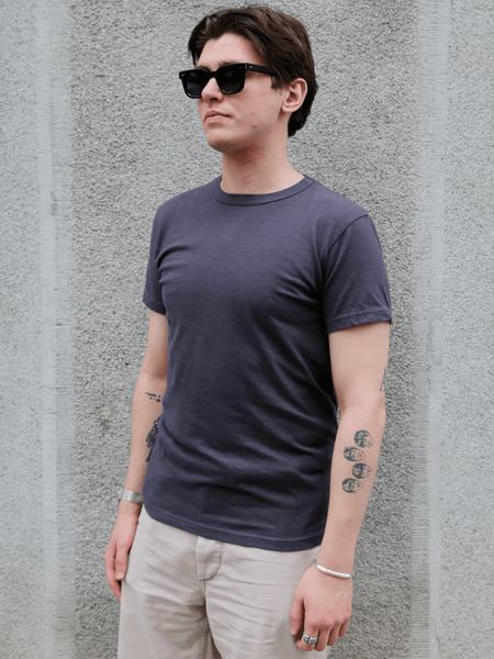 Samurai Jeans Plain Crew Neck 2-Pack T-Shirt – Charcoal (2PST-01)