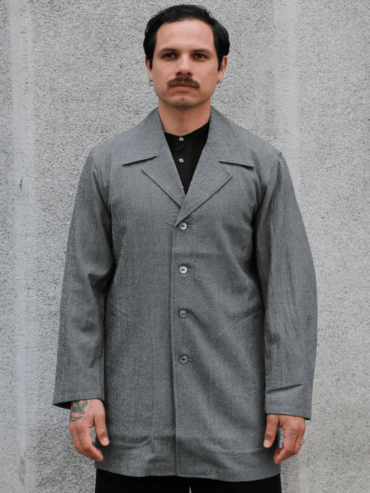 Black Sign Albatross Old Man Jacket – Rat Gray (BSSJ-26410)