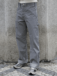 Sugar Cane Hickory Stripe Work Pants – One Wash (SC42496-421)