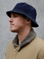 Samurai Jeans Denim Random Bucket Hat – Indigo (SJ401BH-RD)