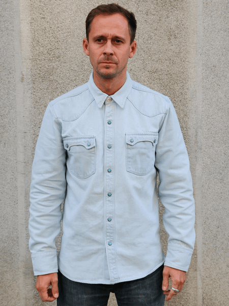 Freenote Cloth Modern Western 11Oz – Bleached (M0002218-BLC)