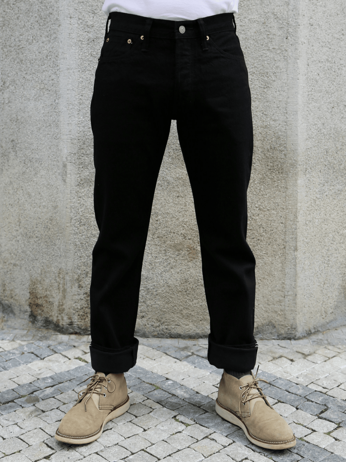 Sugar Cane 13oz. Denim Type-III Slim Fit – Black (SC41470A-411)