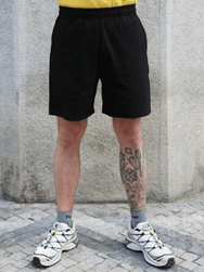 The Real McCOY's Jersey Gym Shorts – Black (MC26037-030)