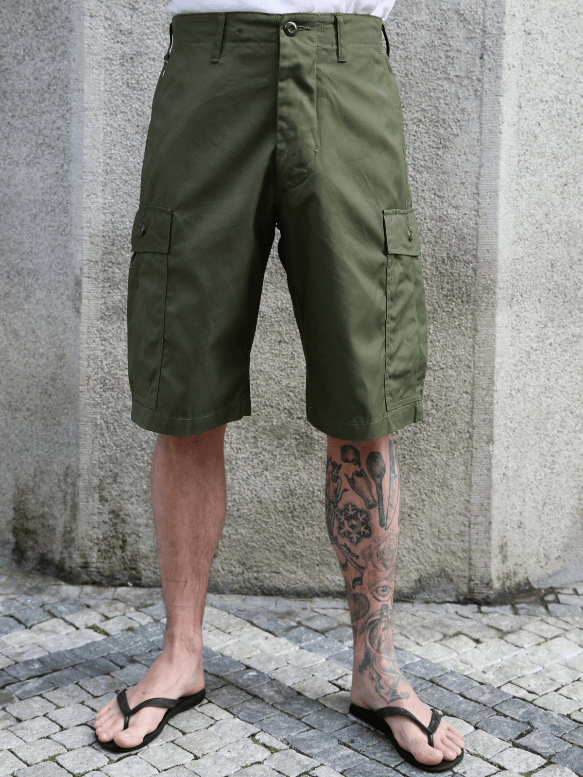 Buzz Rickson's Tropical Combat Shorts – Olive Drab (BR52550)
