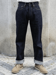 Sugar Cane Navy Blue Union Star Jeans 14.25oz – One Wash (SC40065A-421)