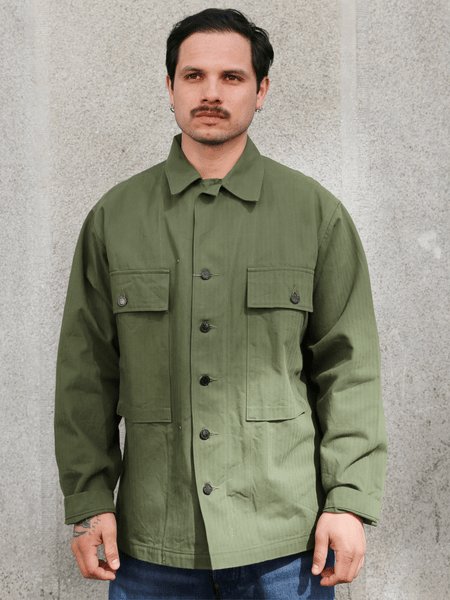 Buzz Rickson's Herringbone Special Jacket – Olive (BR15887)