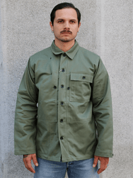 The Real McCOY's P-44 Utility Coat – Sage Green (MJ23011-154)