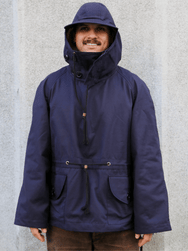 The Real McCOY's Royal Navy Windproof Deck Smock 1st Pattern – Navy (MJ25101-140)