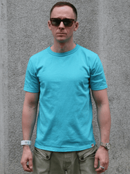 Studio d'Artisan USA Cotton T-shirt – Turquoise Blue (9912TB)