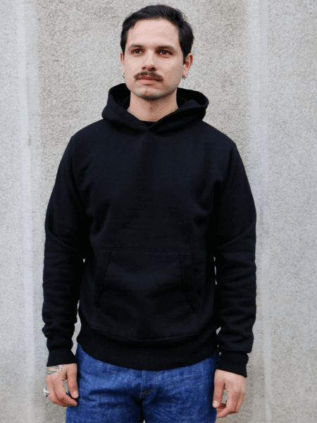 Whitesville Sweat Heavy Hoodie – Black (WV67729)