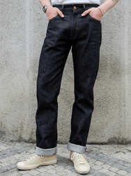 Freenote Cloth Wilkes Western Cut 14oz Broken Twill – Indigo (M0008014-BKN)