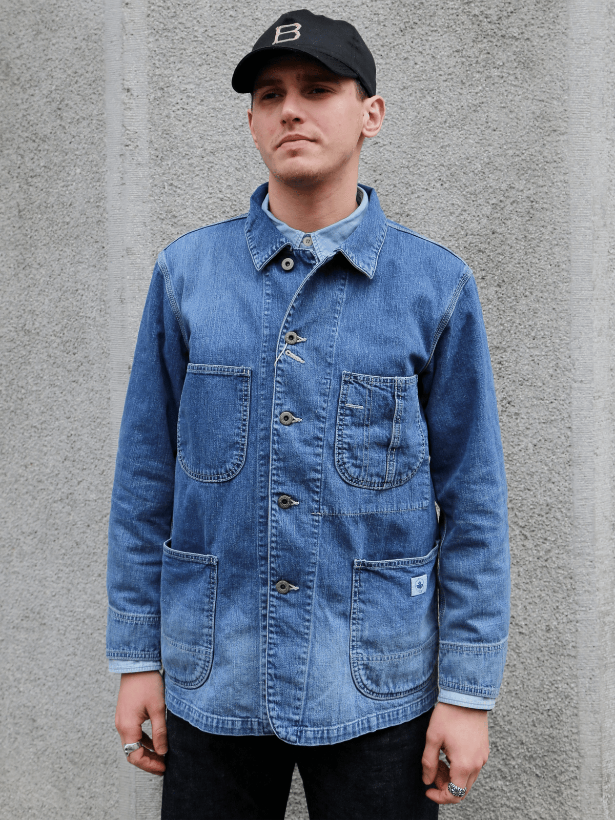 Omoto Denim 11.5oz Nep Denim Coverall  3 years wash  – Indigo (3618)