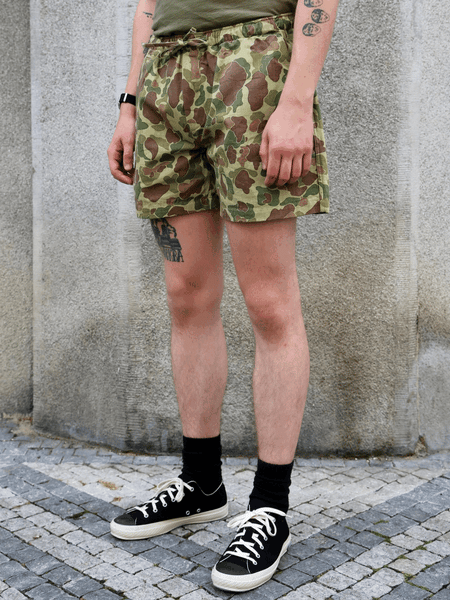 Papa Nui Atoll Beach Trunks – Frog Camo (PN-0078)