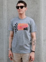 The Real McCOY's Athletic T-Shirt / Daytona 68’ – Gray (BC26008-020)