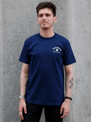 Samurai Jeans Heavy Weight T-Shirt – Navy (SMT26-101L)