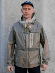 Ten C Wind Combo Bonded Shirt – Pale Taupe (22CTCUC11055)