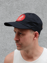 The Real McCoy's MA25003 Jolly Roger Baseball Cap – Black