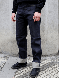 Gråbrodern Bro Regular Straight Jeans – Rinse Wrinkle Wash (B5150-211-82)