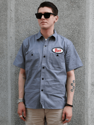 The Real McCOY's Buco Workshirt S/S / Look at How Buco did it! – Cloud (BS26001-024)