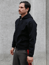 Samurai Jeans Heavyweight Hoodie – Black (SWS-TW02)