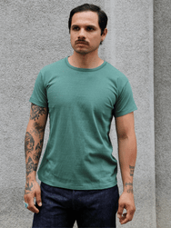 The Real McCoy's Summer Cotton Undershirt – Green (MC24014-160)