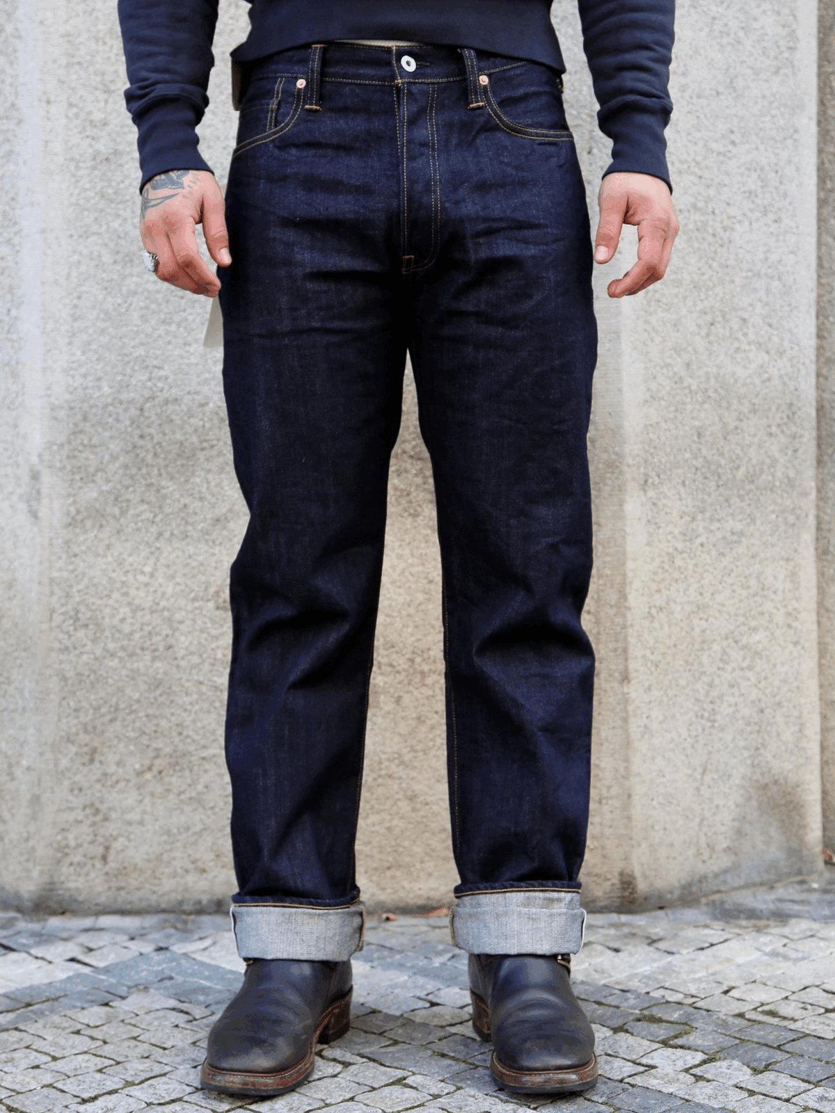 Studio d'Artisan "Vietnam War” Straight Fit – One Washed (D1909)