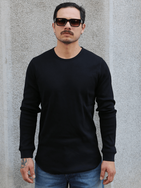 Indigofera Clyde Cotton Rib Black – Black (403-1000-951)