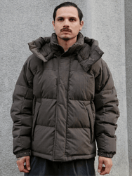 Ten C Jay Peak Down Jacket – Dark Olive (25CTCUC03030)