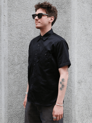 Buzz Rickson's Herringbone S/S Work Shirt – Black (BR39530-119)