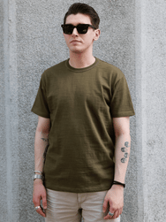 The Real McCOY's Athletic T-shirt / Loop-wheel – Olive (MC19010-150)