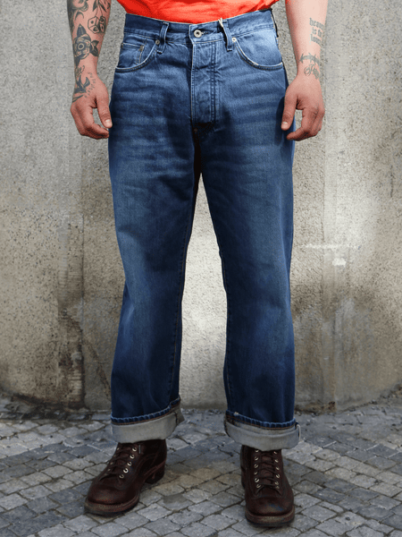 Fleurs de Bagne Le Classic Denim “F055” – Heavy Used (FDB-PANT-F055-805)
