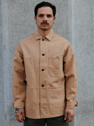 Studio d'Artisan Fox Cotton Military Work Coat – Brown (4638)
