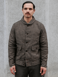 Samurai Jeans Plain Flannel Jacket – Black (S100NAJ25)