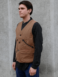 Gladhand Thirteen Crows Tool Vest – Brown (OC5307)