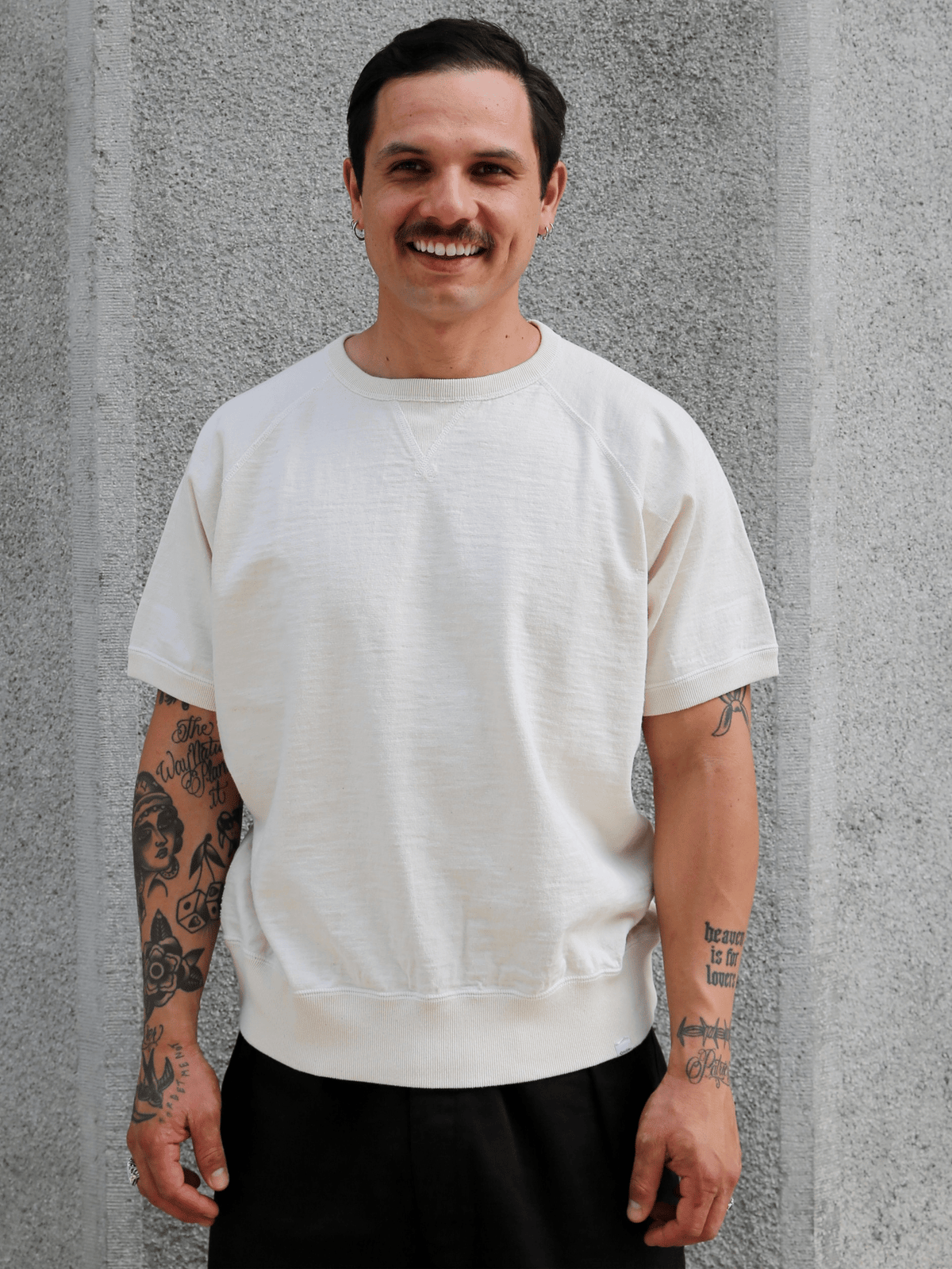 Omoto Denim 12.5oz Memphis Cotton T-Shirt – Natural (6100)