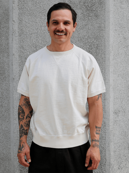 Omoto Denim 12.5oz Memphis Cotton T-Shirt – Natural (6100)