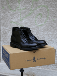 John Lofgren Combat Boots – Shinki Hikaku Shell Cordovan (LK-014)