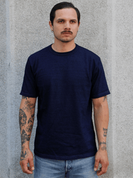 Studio D'Artisan Rope Dyed Tee – Indigo (8199)