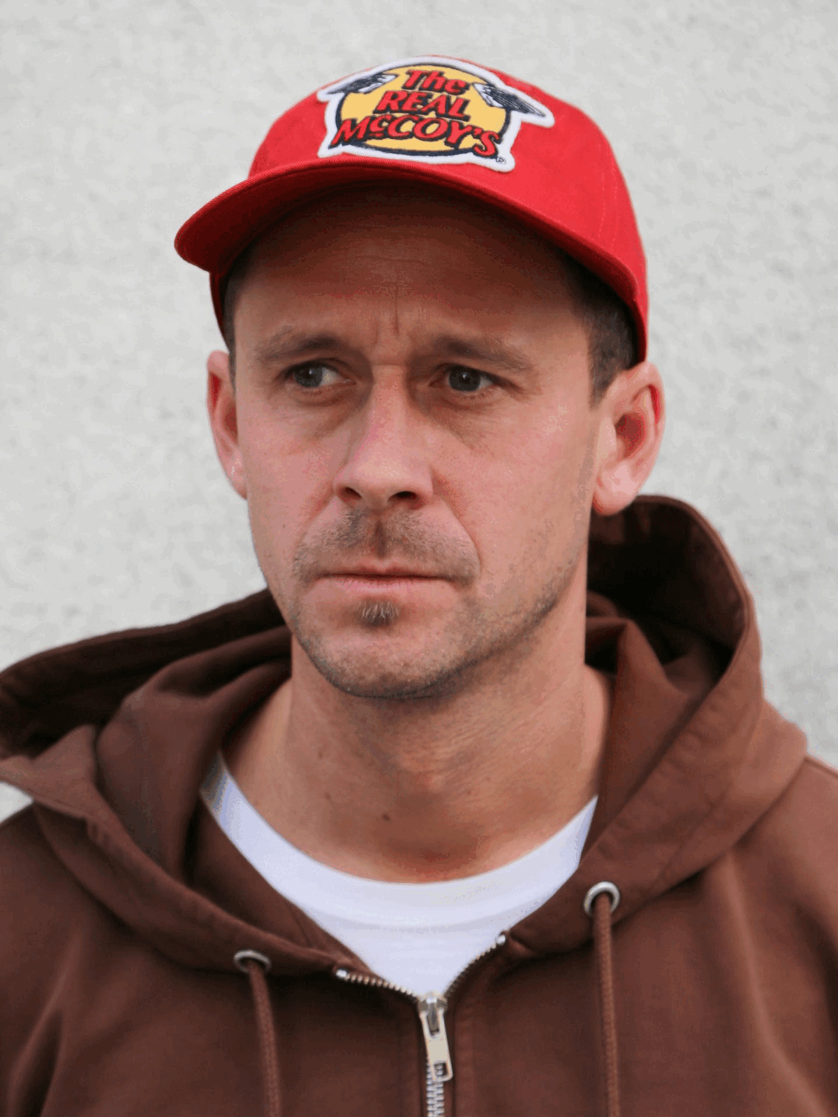 The Real McCoy's MA23001 Logo Baseball Cap – Red