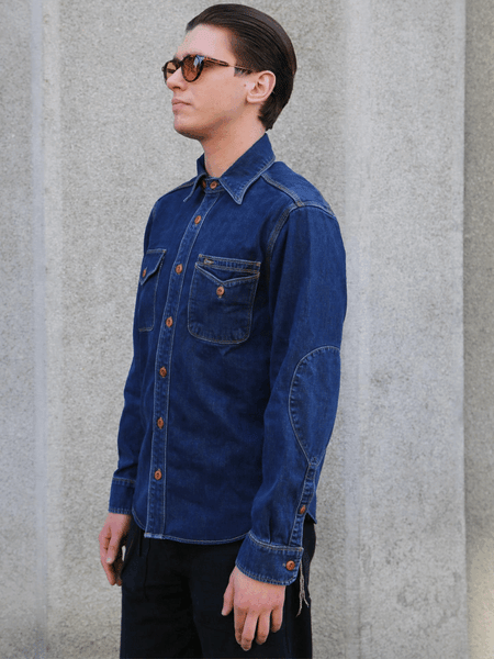 Freenote Cloth Lambert Shirt – Stone Washed Denim (M1252215-STW)